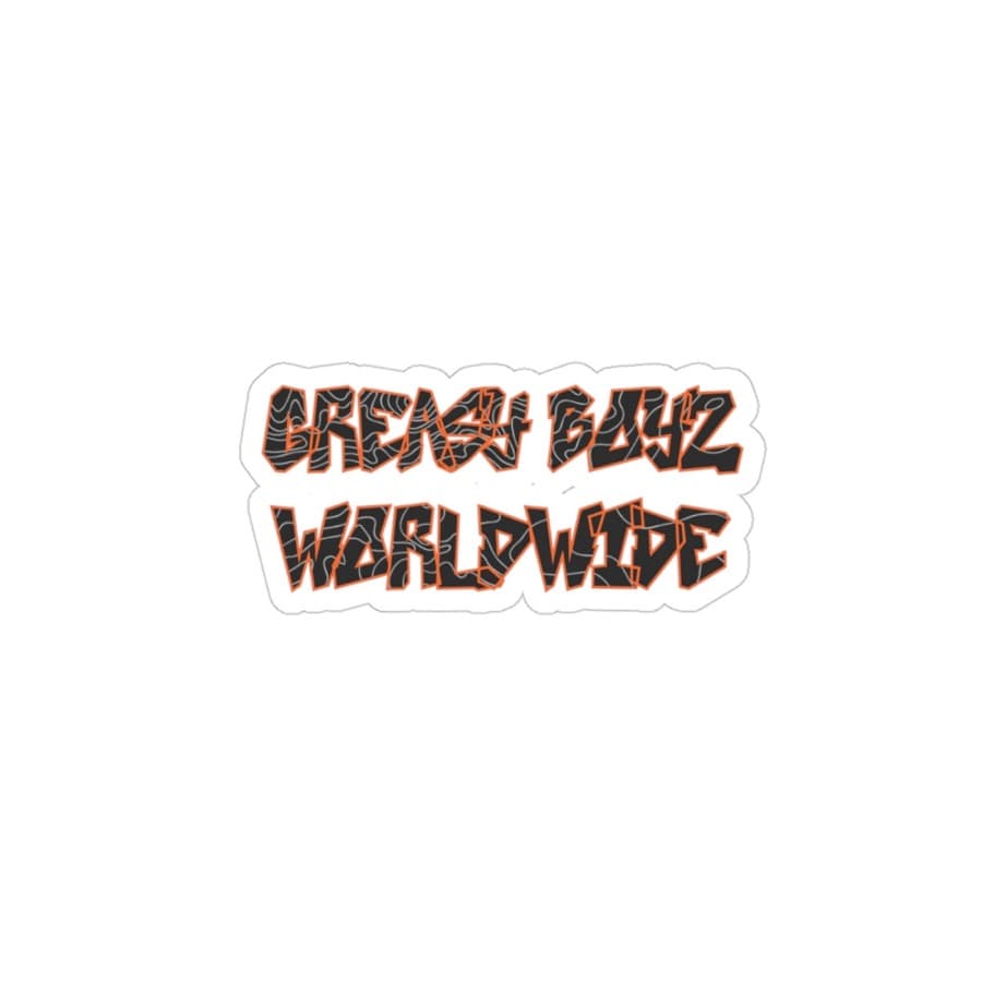 Greasy Boyz Worldwide Sticker